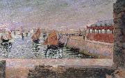 Paul Signac port tn bessin France oil painting artist
